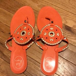 Jack rogers coral sandals